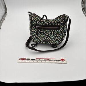 Vera Bradley multicolored shoulder bag turquoise blue green